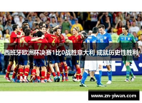 西班牙欧洲杯决赛1比0战胜意大利 成就历史性胜利